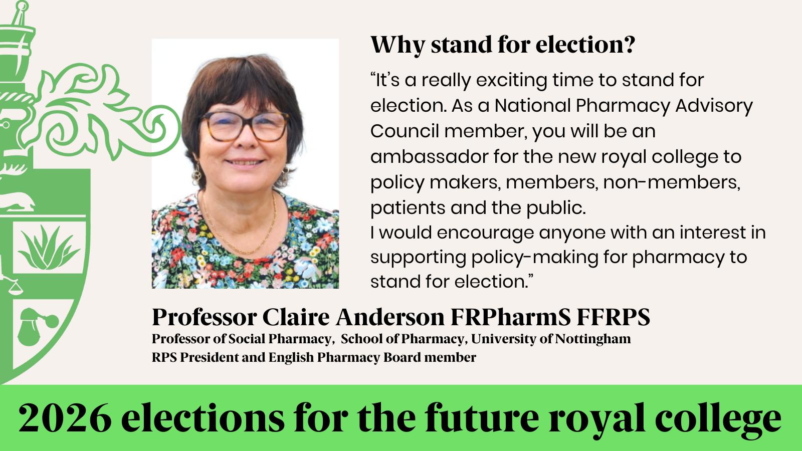 Professor Claire Anderson 2026 election quote